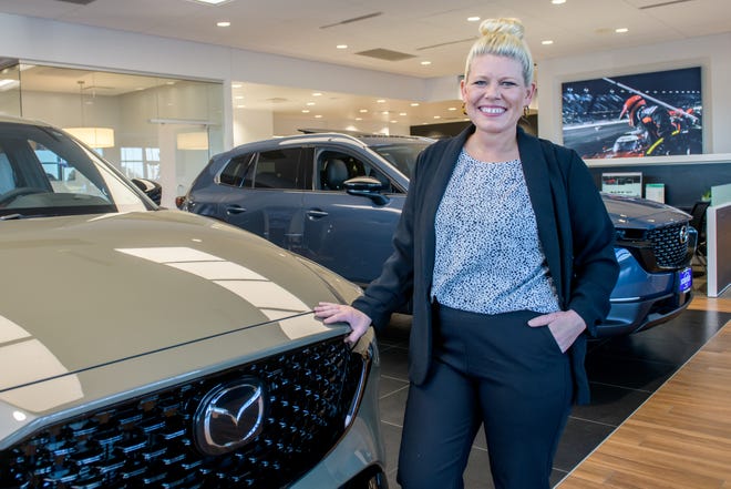 Keri Thierer of Scherer Mazda on Pioneer Parkway is the Community Choice winner for top car salesperson in the Peoria area.
